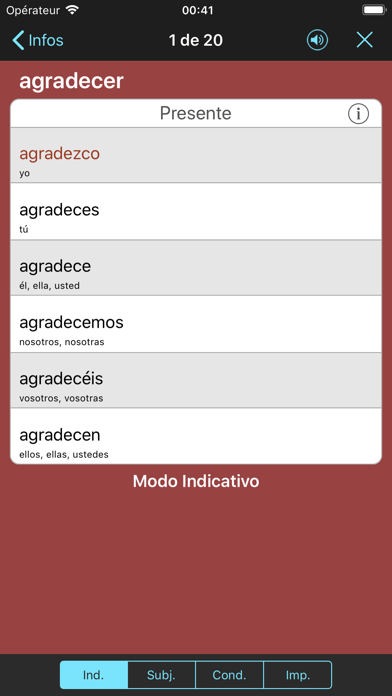 Screenshot #3 pour Spanish Verbs & Conjugation