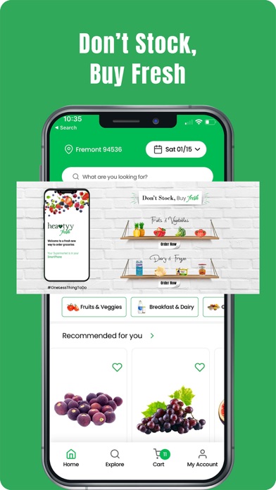 HeartyyFresh: Indian Grocery Screenshot