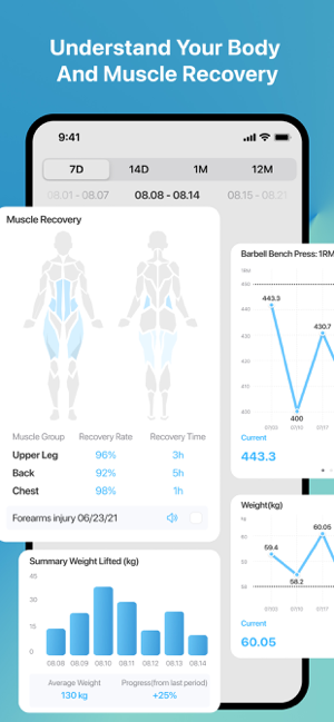 ‎JEFIT Workout Planner Gym Log Capture d'écran