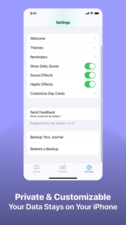 Progress Every Day Journal screenshot-7