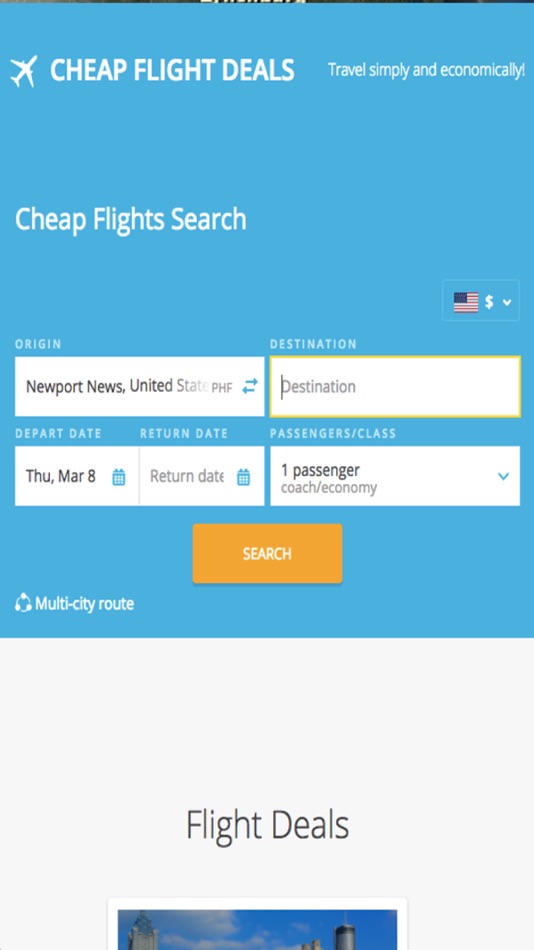 Cheap Flight Deals - 3.0 - (iOS)