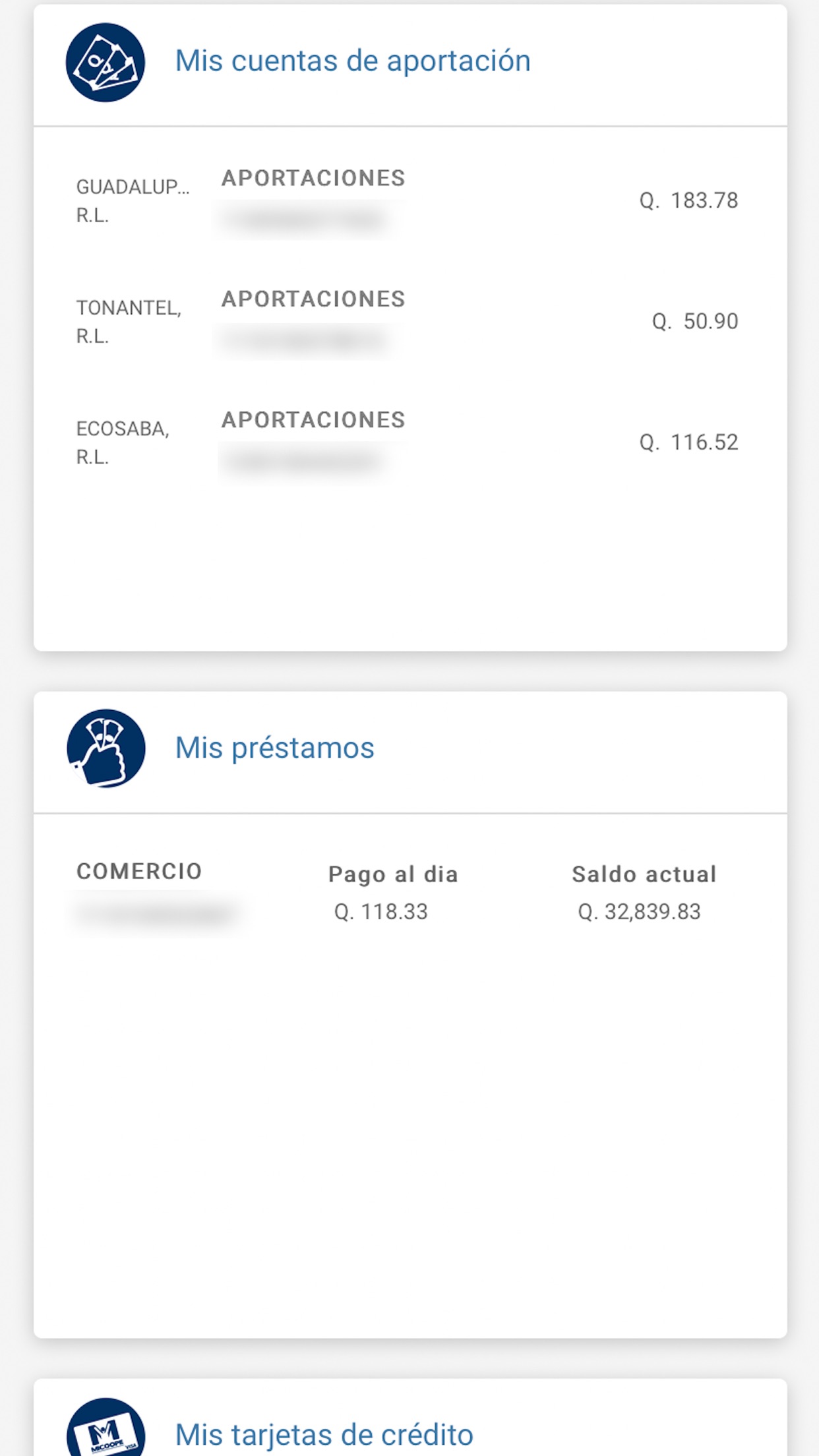 Screenshot 4 of Micoope en Linea