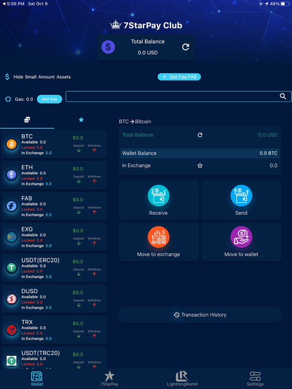7StarPay iPad screenshot 2 - Finance app