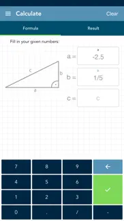 solving pythagoras iphone screenshot 1