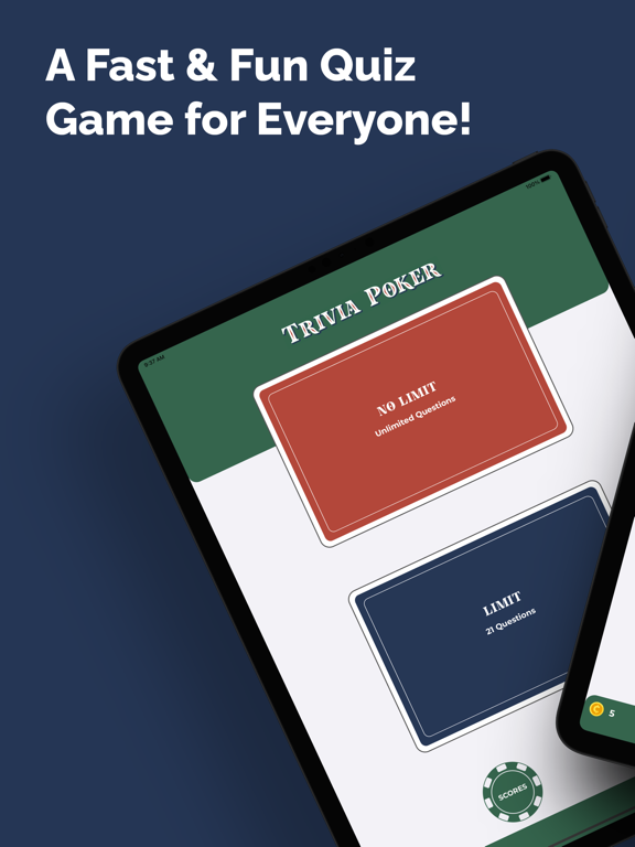 Trivia Poker - The Quiz Appのおすすめ画像1