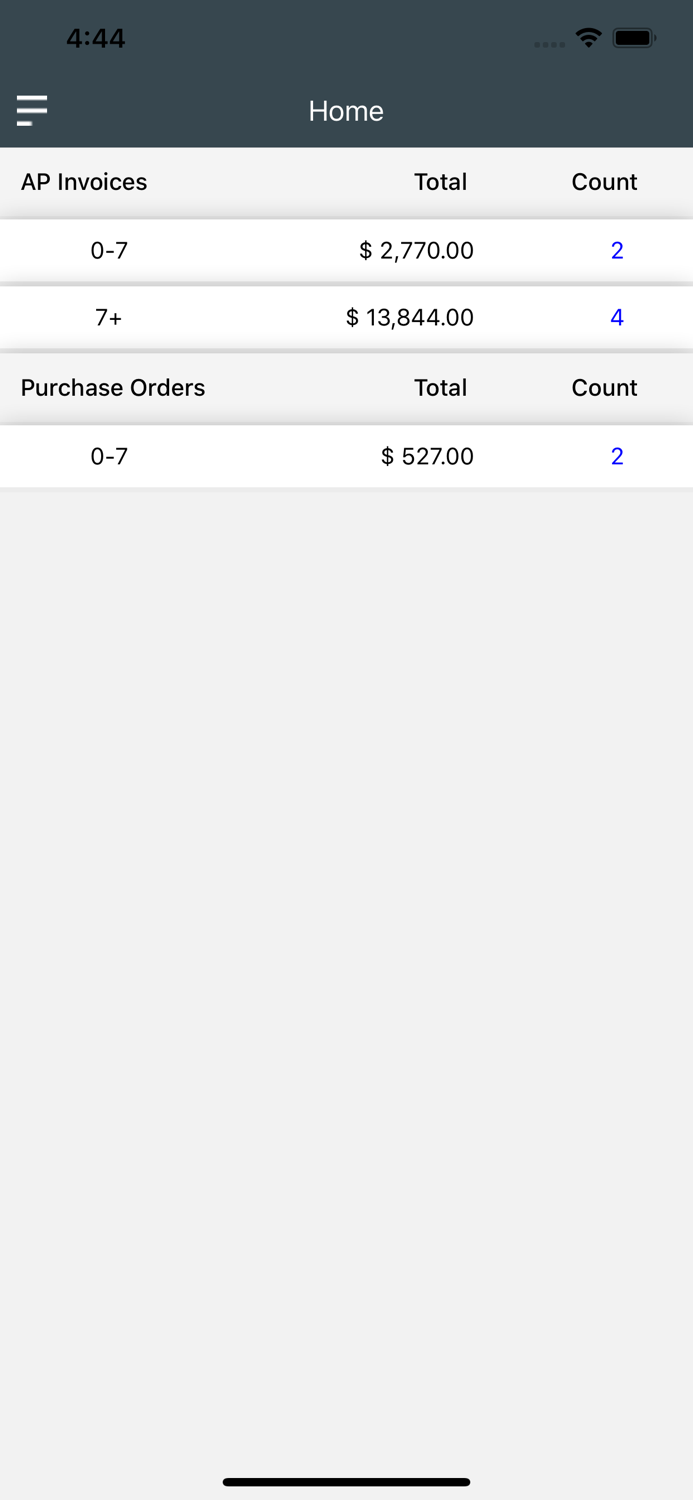 RealPage Accounting Mobile