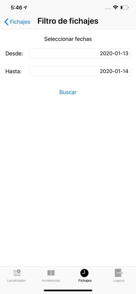 Fichaje Virtual