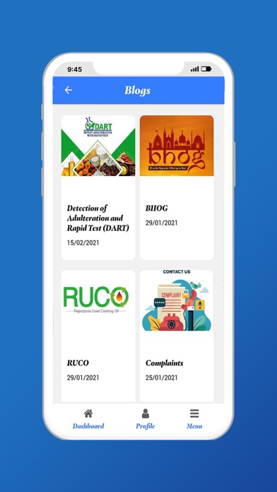 TN Food Safety Consumer App Screenshot