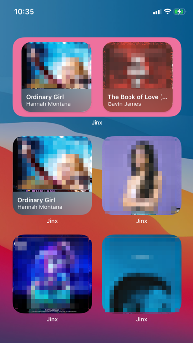 Jinx - Music Recommendations Screenshot