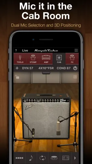 Скриншот AmpliTube на iPhone 3