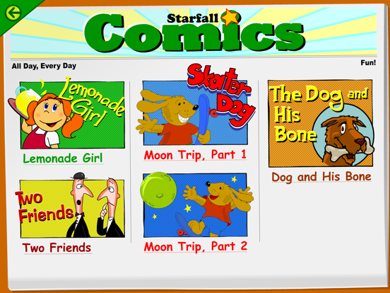 Starfall I'm Reading iPad screenshot 5 - Education app