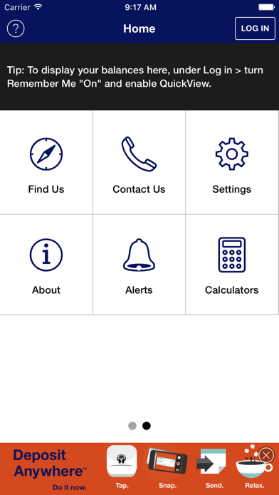 Leading Edge Credit Union Screenshot