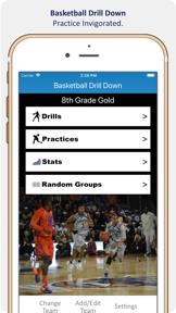 Basketball Drill Down screenshot