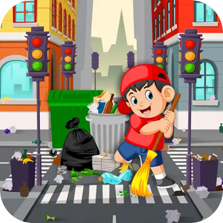 City Cleaner Garbage Trash Run Читы