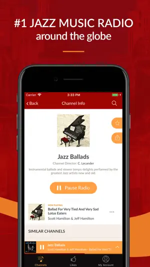 JAZZ RADIO - Enjoy Great Music screenshot 2