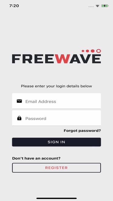 FreeWave Mobile Screenshot