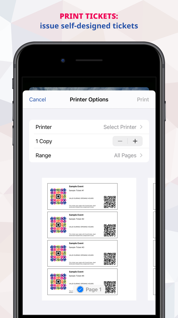 EventCode XQ QR Ticket System
