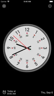 clock face - desktop alarm iphone screenshot 2