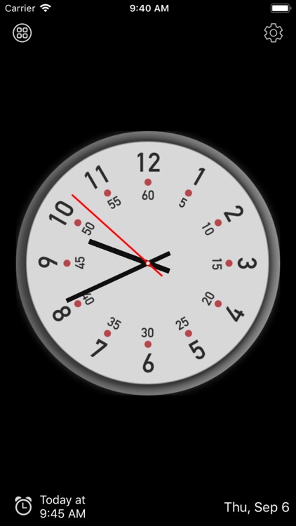 Clock Face - desktop alarm