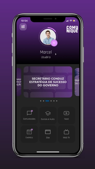 Comunique App Screenshot