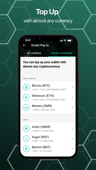 Tether Wallet by Freewallet Screenshot