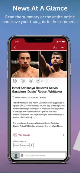 Game screenshot MMA News hack