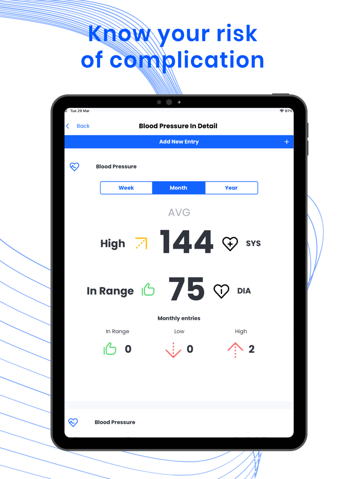 Intellin Diabetes Log and Risks