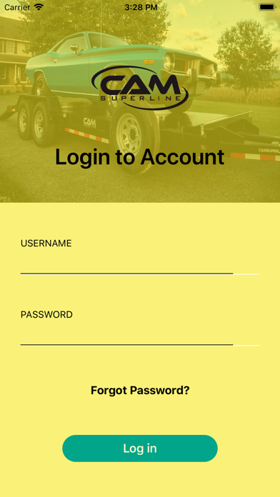 CAM Superline Dealer Portal Screenshot