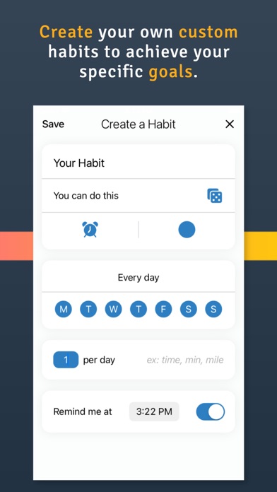 Healthy Habits for Selfcare Screenshot