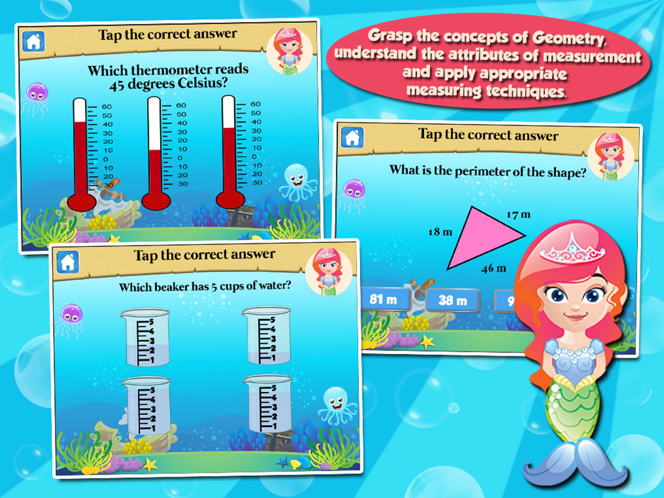 Mermaid Princess Grade 3 Games screenshot 8