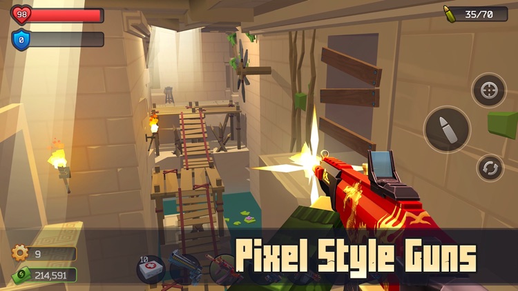 Pixel Combat: Zombie Games 3-D screenshot-3