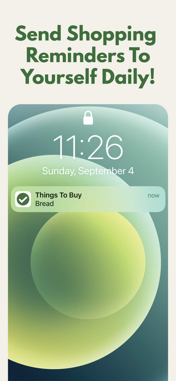 My Photo Grocery List