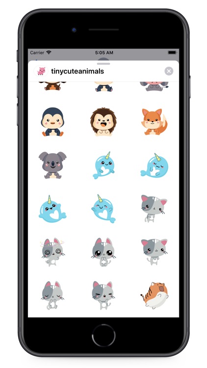 Tiny Animals Stickers