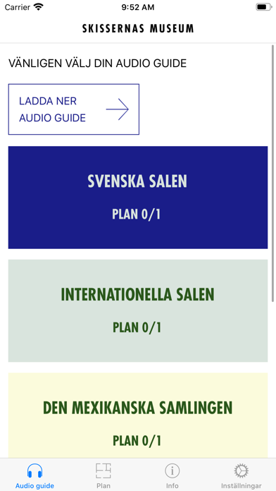 Skissernas Museum audioguide Screenshot