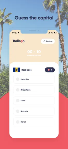 Game screenshot Balloon Game - Capital Quiz apk