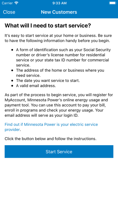 Minnesota Power Screenshot