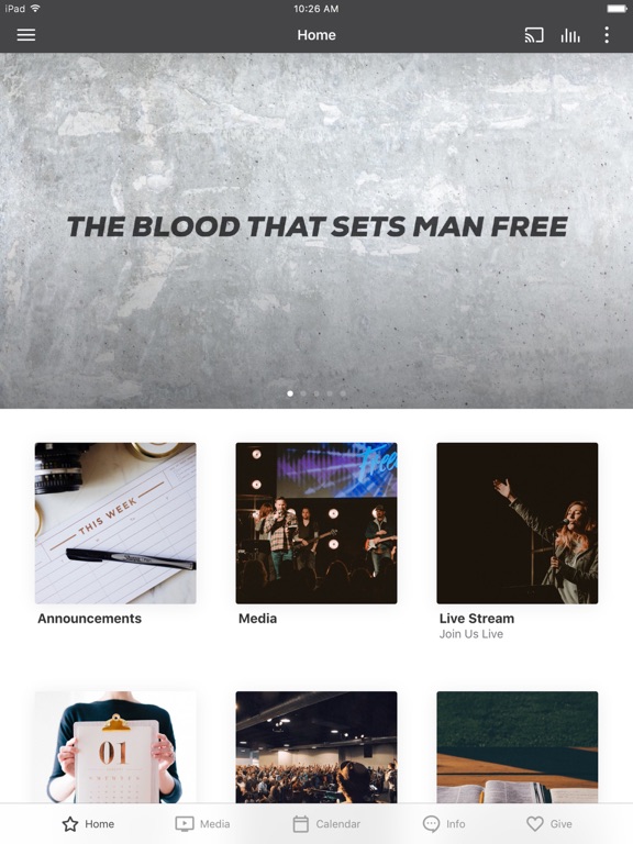 Freedom Church Pensacola iPad screenshot 1 - Lifestyle app