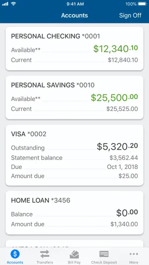 Westamerica Bank screenshot 2