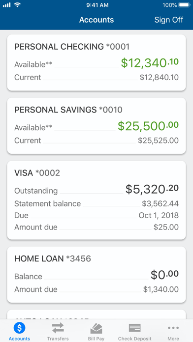 Westamerica Bank Screenshot
