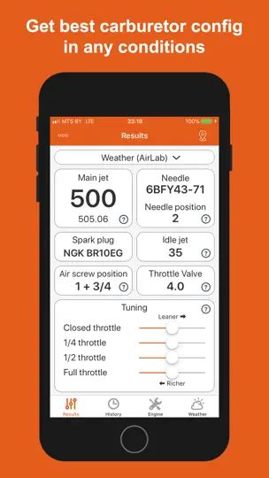 Скриншот Карбюратор для KTM 2T Мото на iPhone 1