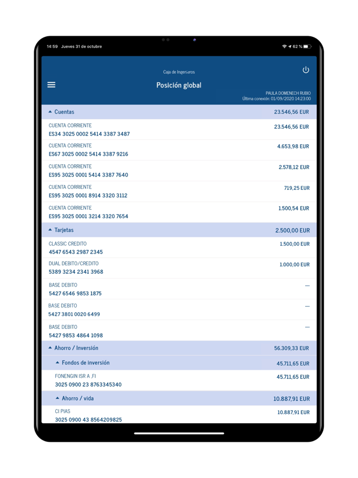 Caja de Ingenieros Banca MÓVIL