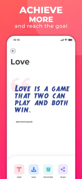 Game screenshot QuotesApp - Quotes Motivations apk