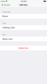 Pack - Simple Packing List screenshot