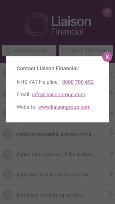 How to cancel & delete Liaison NHS VAT COS Checker from iphone & ipad 4