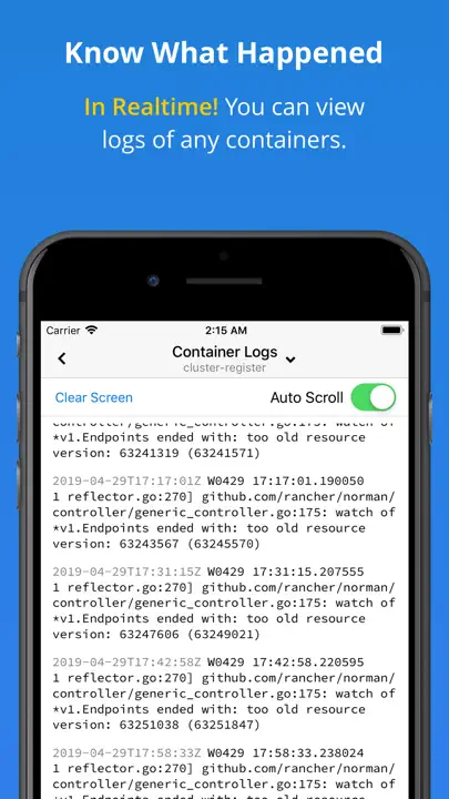 Kuber - Kubernetes Dashboard iPhone-skjermbilde 5