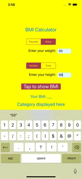 Game screenshot Amusing BMI Calculator apk