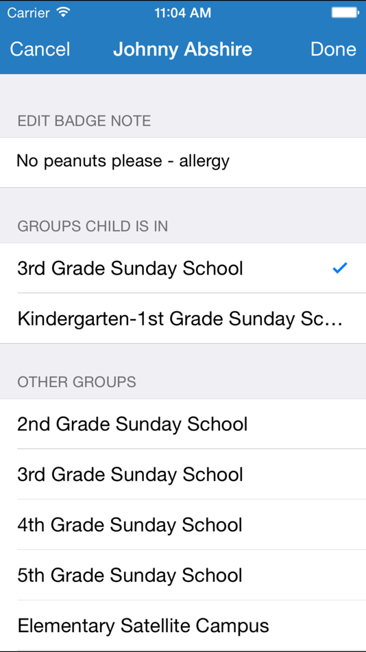 #2. easyTithe Plus Check-In (iOS) By: Matt Murph