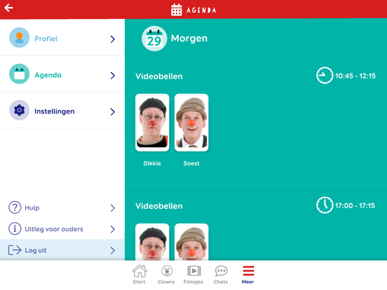 CliniClowns App iPad app afbeelding 5