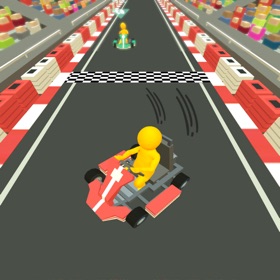 Snímky obrazovky (3) Go Kart IO - New Games 2020