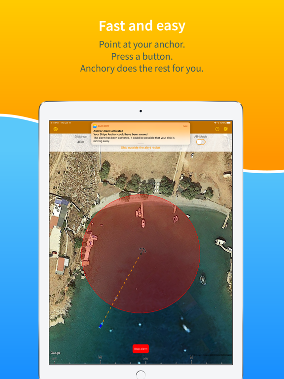 Screenshot #5 pour Anchory - Anchor Drag Alarm